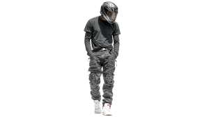 Motorcycle Man Back V2 Vinyl Car Decal Sticker – Waterproof & UV-Resistant 2.72"