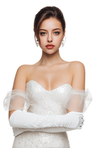 Trendy Wedding Dress Vinyl Car Decal Sticker – Waterproof & UV-Resistant 4.4