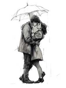 Couple Hug Under Umbrella Vinyl Car Decal Sticker – Waterproof & UV-Resistant 8.213333333333333" Couple Hug Under Umbrella Vinyl Car Decal Sticker – Waterproof & UV-Resistant 8.213333333333333"