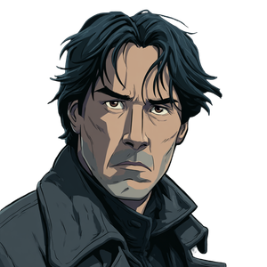Tired Keanu Lookalike Vinyl Car Decal Sticker – Waterproof & UV-Resistant 6.826666666666667"