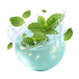 Mint Burst Capsule Vinyl Car Decal Sticker – Waterproof & UV-Resistant 3.4133333333333336"