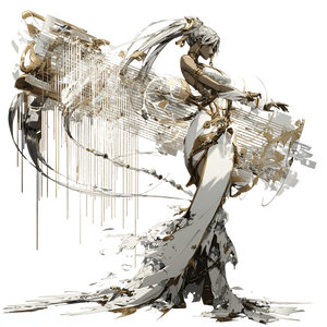 Serene Songstress Vinyl Car Decal Sticker – Waterproof & UV-Resistant 6.826666666666667"