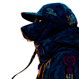 Ninja Dog Soldier Vinyl Car Decal Sticker – Waterproof & UV-Resistant 6.826666666666667"