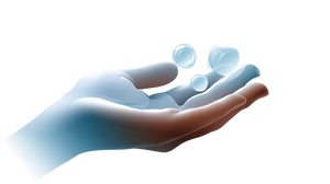 Hand With Bubbles Vinyl Car Decal Sticker – Waterproof & UV-Resistant 5.4