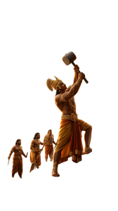 Ancient Tamil King Vinyl Car Decal Sticker – Waterproof & UV-Resistant 9.706666666666667"