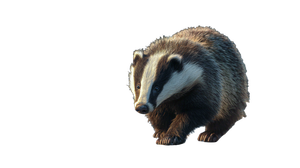 Scampering Badger Vinyl Car Decal Sticker – Waterproof & UV-Resistant 2.72"