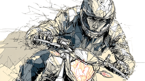 Motor Biker Vinyl Car Decal Sticker – Waterproof & UV-Resistant 5.4