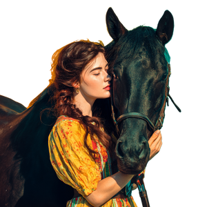 Woman Hugging Horse V2 Vinyl Car Decal Sticker – Waterproof & UV-Resistant 3.4133333333333336" Woman Hugging Horse V2 Vinyl Car Decal Sticker – Waterproof & UV-Resistant 3.4133333333333336"