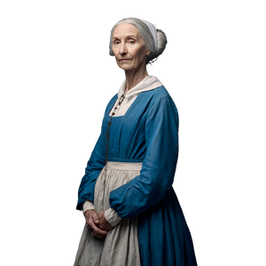Puritan Elderly Woman Vinyl Car Decal Sticker – Waterproof & UV-Resistant 3.4133333333333336" Puritan Elderly Woman Vinyl Car Decal Sticker – Waterproof & UV-Resistant 3.4133333333333336"