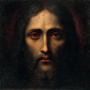 Christ With Hair Vinyl Car Decal Sticker – Waterproof & UV-Resistant 3.4133333333333336"