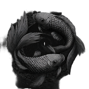 Pisces Zodiac Sign Vinyl Car Decal Sticker – Waterproof & UV-Resistant 3.4133333333333336"