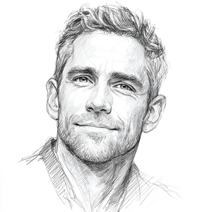 Inviting Portrait Sketch V4 Vinyl Car Decal Sticker – Waterproof & UV-Resistant 3.4133333333333336"
