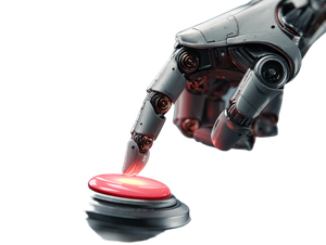Game Robot Pressing Vinyl Car Decal Sticker – Waterproof & UV-Resistant 6.1866666666666665"