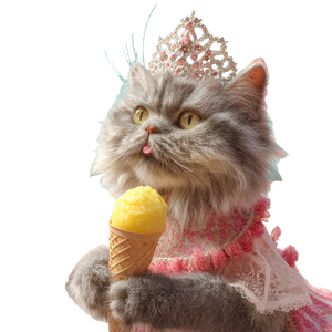 Princess Cat V4 Vinyl Car Decal Sticker – Waterproof & UV-Resistant 6.826666666666667"