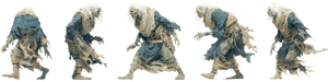 Old Hag Zombie V3 Vinyl Car Decal Sticker – Waterproof & UV-Resistant 3.6266666666666665"