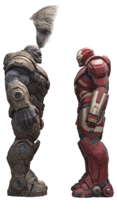 Darkseid Vs Ironman Vinyl Car Decal Sticker – Waterproof & UV-Resistant 4.8533333333333335"