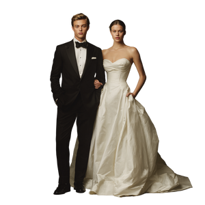 Wedding Portrait V4 Vinyl Car Decal Sticker – Waterproof & UV-Resistant 6.826666666666667"
