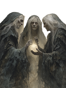 Ancient Crone Sisters Vinyl Car Decal Sticker – Waterproof & UV-Resistant 8.213333333333333"