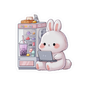 Kawaii Bunny Sticker Vinyl Car Decal Sticker – Waterproof & UV-Resistant 3.4133333333333336" Kawaii Bunny Sticker Vinyl Car Decal Sticker – Waterproof & UV-Resistant 3.4133333333333336"