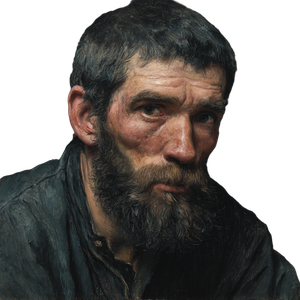 Coal Miner Portrait V3 Vinyl Car Decal Sticker – Waterproof & UV-Resistant 3.4133333333333336"