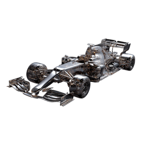 F1 Car Sculpture Vinyl Car Decal Sticker – Waterproof & UV-Resistant 3.4133333333333336"