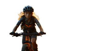 Young Cyclist Adventure Vinyl Car Decal Sticker – Waterproof & UV-Resistant 2.72"