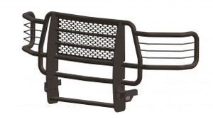 Go Industries Grille Guard 44673 Rancher; Ultimate Armor Coated; Steel; 1.9 Inch Diameter; With Brush Guard; Without Skid Plate; With Step Plate