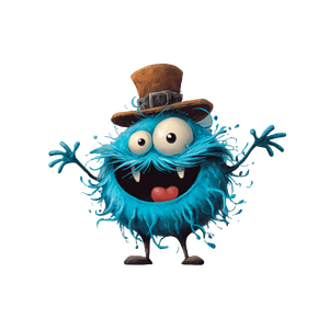 Cartoon Mascot V2 Vinyl Car Decal Sticker – Waterproof & UV-Resistant 3.4133333333333336"