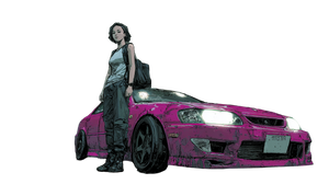Taiwanese Street Scene Vinyl Car Decal Sticker – Waterproof & UV-Resistant 2.72"