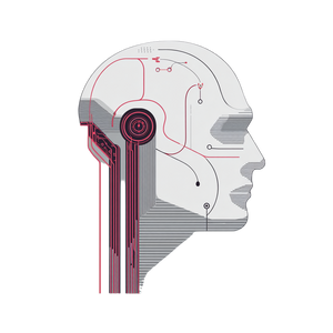 Minimalistic Robot Head Vinyl Car Decal Sticker – Waterproof & UV-Resistant 6.826666666666667"