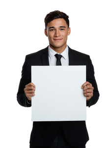 Latino Businessman Portrait V2 Vinyl Car Decal Sticker – Waterproof & UV-Resistant 8.213333333333333"