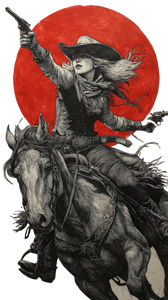 Fierce Cowgirl Action Vinyl Car Decal Sticker – Waterproof & UV-Resistant 4.8533333333333335" Fierce Cowgirl Action Vinyl Car Decal Sticker – Waterproof & UV-Resistant 4.8533333333333335"