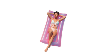 Happy Woman Relaxing V9 Vinyl Car Decal Sticker – Waterproof & UV-Resistant 2.8