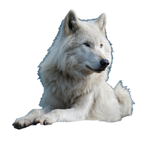Moonlit Wolf V2 Vinyl Car Decal Sticker – Waterproof & UV-Resistant 6.826666666666667"