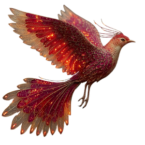 Slavic Firebird Vinyl Car Decal Sticker – Waterproof & UV-Resistant 3.4133333333333336"