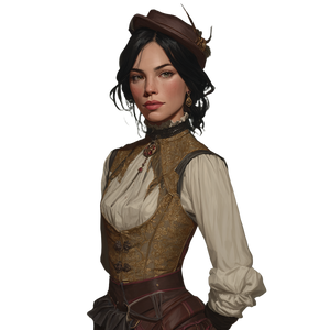 Suspicious Courtesan Vinyl Car Decal Sticker – Waterproof & UV-Resistant 3.4133333333333336"