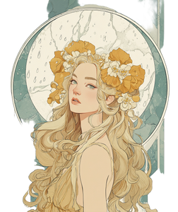 Aphrodite Illustration Vinyl Car Decal Sticker – Waterproof & UV-Resistant 4.0"
