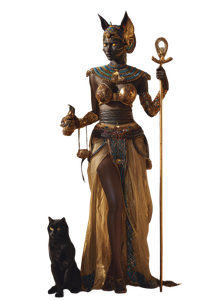 Bastet Fashion Portrait Vinyl Car Decal Sticker – Waterproof & UV-Resistant 8.96"