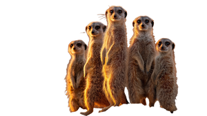 Meerkat Family V2 Vinyl Car Decal Sticker – Waterproof & UV-Resistant 2.72"