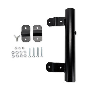 Camco RV Ladder Mount Flagpole Holder | Black Steel | For Camco's Fiberglass Flag Pole | Fits Poles Up to 1-9/16 Inch | Includes Mounting Hardware Camco RV Ladder Mount Flagpole Holder | Black Steel | For Camco's Fiberglass Flag Pole | Fits Poles Up to 1-9/16 Inch | Includes Mounting Hardware