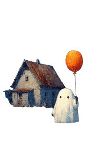 Ghost With Balloon Vinyl Car Decal Sticker – Waterproof & UV-Resistant 4.1066666666666665" Ghost With Balloon Vinyl Car Decal Sticker – Waterproof & UV-Resistant 4.1066666666666665"