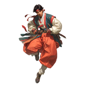 Handsome Shaman Warrior Vinyl Car Decal Sticker – Waterproof & UV-Resistant 6.826666666666667"