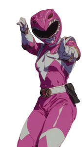 Pink Power Ranger V5 Vinyl Car Decal Sticker – Waterproof & UV-Resistant 9.706666666666667"
