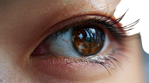 Asian Woman'S Eye V3 Vinyl Car Decal Sticker – Waterproof & UV-Resistant 2.72"