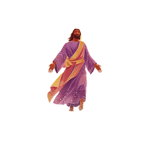 Jesus Walks On Water V3 Vinyl Car Decal Sticker – Waterproof & UV-Resistant 6.826666666666667"