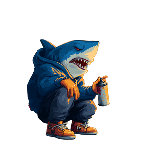 Graffiti Shark V4 Vinyl Car Decal Sticker – Waterproof & UV-Resistant 3.4133333333333336" Graffiti Shark V4 Vinyl Car Decal Sticker – Waterproof & UV-Resistant 3.4133333333333336"