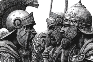 Ancient Greek Soldiers V4 Vinyl Car Decal Sticker – Waterproof & UV-Resistant 2.986666666666667"