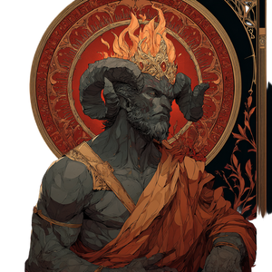 Art Nouveau Hades Vinyl Car Decal Sticker – Waterproof & UV-Resistant 3.4133333333333336" Art Nouveau Hades Vinyl Car Decal Sticker – Waterproof & UV-Resistant 3.4133333333333336"