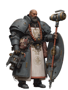 Futuristic Russian Priest Vinyl Car Decal Sticker – Waterproof & UV-Resistant 8.213333333333333"