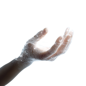 Glowing Digital Hand Vinyl Car Decal Sticker – Waterproof & UV-Resistant 3.4133333333333336"